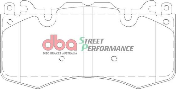 DBA Australia DB2204SP - Yüksək Performanslı Əyləc Yastığı Dəsti furqanavto.az