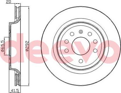 DEEVO BD16440 - Əyləc Diski furqanavto.az