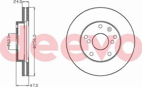 DEEVO BD11520 - Əyləc Diski furqanavto.az