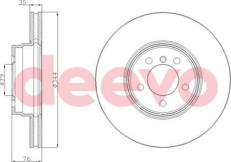 DEEVO BD18520 - Əyləc Diski furqanavto.az