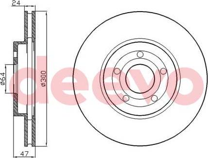 DEEVO BD13440 - Əyləc Diski furqanavto.az