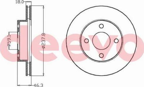 DEEVO BD13540 - Əyləc Diski furqanavto.az