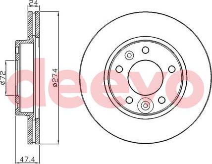 DEEVO BD12000 - Əyləc Diski furqanavto.az