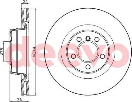 DEEVO BD35940 - Əyləc Diski furqanavto.az