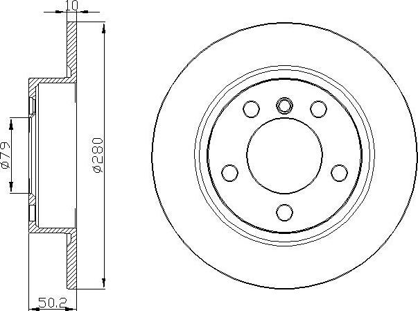 DEEVO BD36480 - Əyləc Diski furqanavto.az