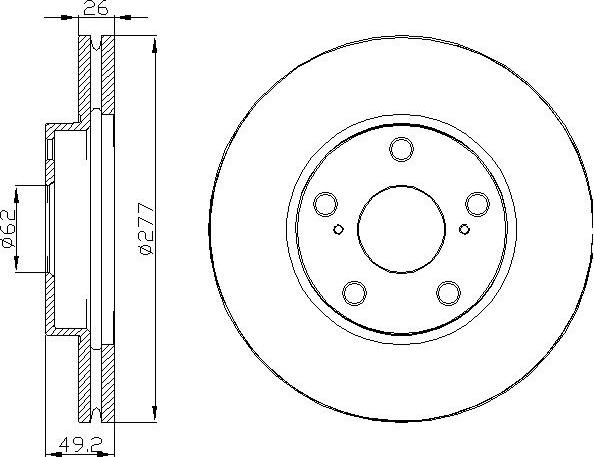 DEEVO BD36820 - Əyləc Diski furqanavto.az