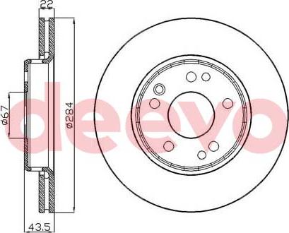 DEEVO BD31480 - Əyləc Diski furqanavto.az