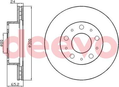 DEEVO BD31420 - Əyləc Diski furqanavto.az