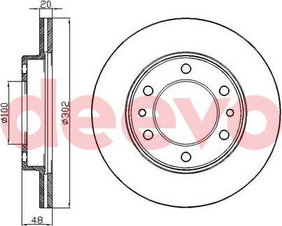 DEEVO BD29800 - Əyləc Diski furqanavto.az