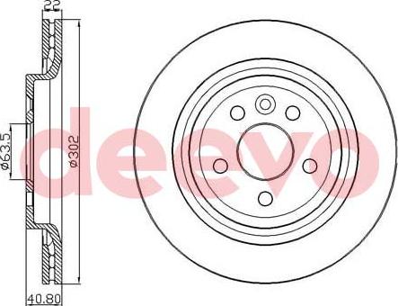 DEEVO BD24100 - Əyləc Diski furqanavto.az