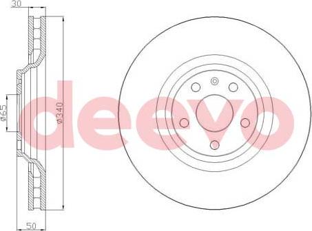 DEEVO BD21900 - Əyləc Diski furqanavto.az