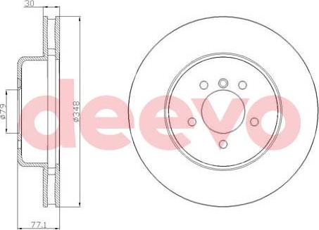 DEEVO BD21760 - Əyləc Diski furqanavto.az