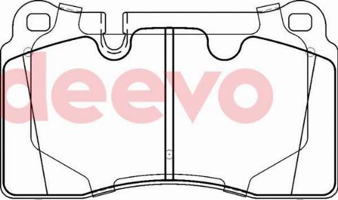 DEEVO BP78940 - Əyləc altlığı dəsti, əyləc diski furqanavto.az