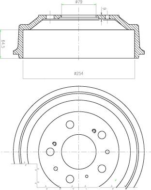 DEEVO BT80080 - Əyləc Diski furqanavto.az