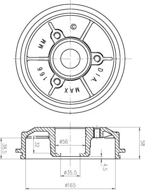 DEEVO BT80700 - Əyləc Diski furqanavto.az