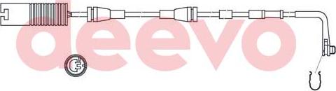 DEEVO BW10840 - Xəbərdarlıq Kontakt, əyləc padinin aşınması furqanavto.az