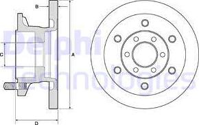 Delphi BG9911 - Əyləc Diski furqanavto.az