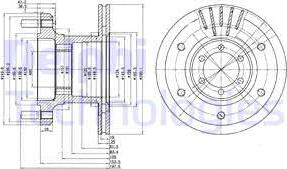 Delphi BG9453 - Əyləc Diski furqanavto.az