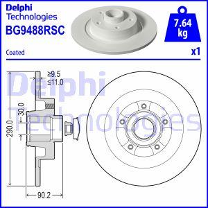 Delphi BG9488RSC - Əyləc Diski furqanavto.az