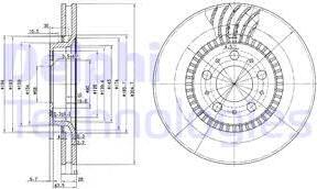 Delphi BG9514C - Əyləc Diski furqanavto.az