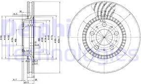 Delphi BG9514 - Əyləc Diski furqanavto.az