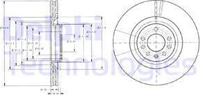 Delphi BG9098 - Əyləc Diski furqanavto.az