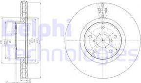 Delphi BG9055 - Əyləc Diski furqanavto.az