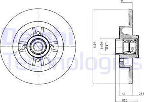 Delphi BG9030RSC - Əyləc Diski furqanavto.az