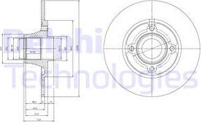 Delphi BG9033RS - Əyləc Diski furqanavto.az