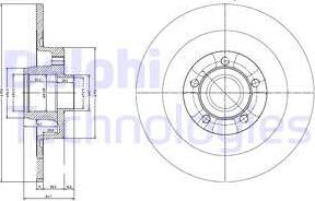 Delphi BG9024RSC - Əyləc Diski furqanavto.az