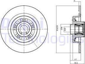 Delphi BG9023RSC - Əyləc Diski furqanavto.az