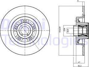 Delphi BG9023RS - Əyləc Diski furqanavto.az