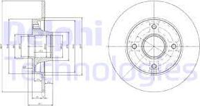 Delphi BG9022RS - Əyləc Diski furqanavto.az