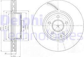 Delphi BG9075 - Əyləc Diski furqanavto.az