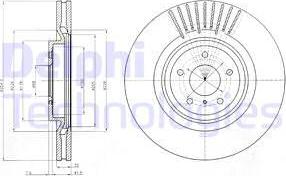 Delphi BG9073C - Əyləc Diski furqanavto.az