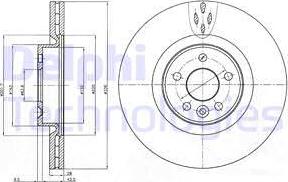 Delphi BG9077C - Əyləc Diski furqanavto.az