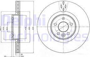 Delphi BG9077 - Əyləc Diski furqanavto.az