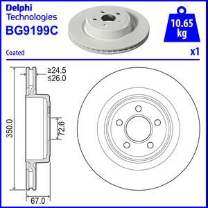 Delphi BG9199C - Əyləc Diski furqanavto.az