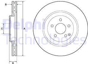 Delphi BG9144C - Əyləc Diski furqanavto.az