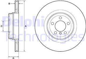 Delphi BG9147C - Əyləc Diski furqanavto.az