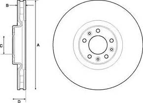 Delphi BG9151 - Əyləc Diski furqanavto.az