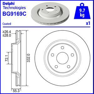 Delphi BG9169C - Əyləc Diski furqanavto.az