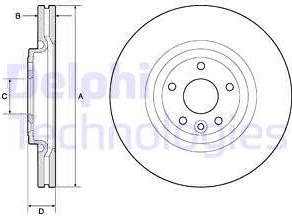 Delphi BG9166C-18B1 - Əyləc Diski furqanavto.az