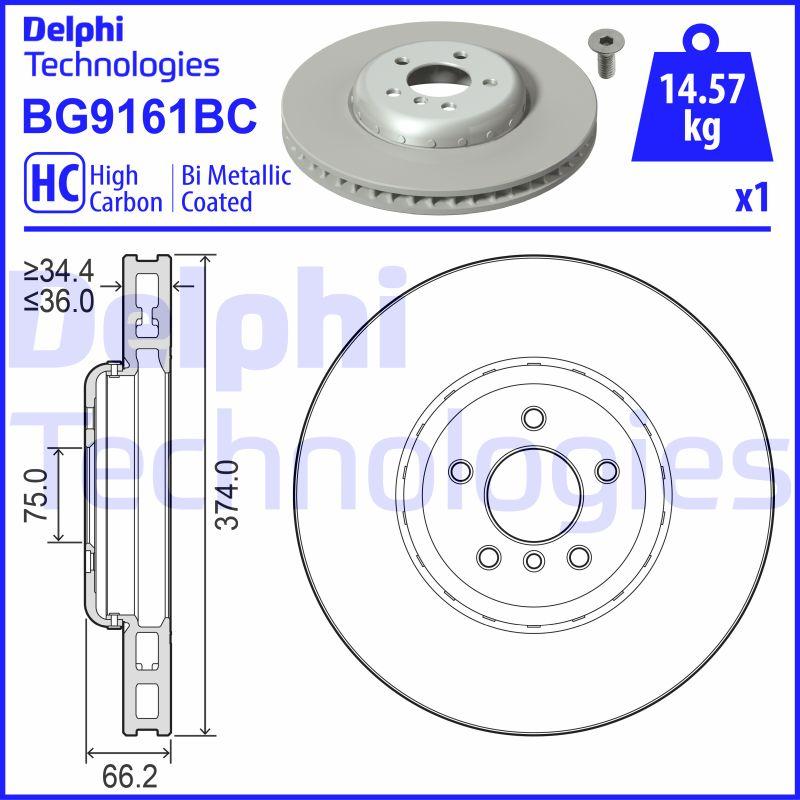 Delphi BG9161BC - Əyləc Diski furqanavto.az