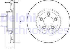 Delphi BG9168C - Əyləc Diski furqanavto.az