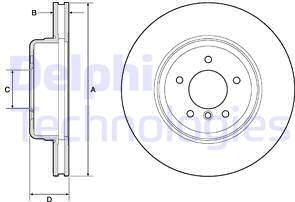 Delphi BG9163C - Əyləc Diski furqanavto.az