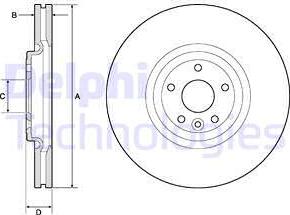 Delphi BG9167C-18B1 - Əyləc Diski furqanavto.az