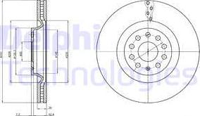 Delphi BG9109C - Əyləc Diski furqanavto.az