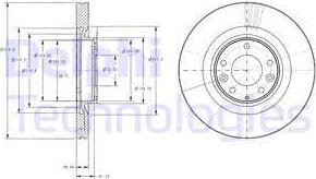 Delphi BG9104 - Əyləc Diski furqanavto.az