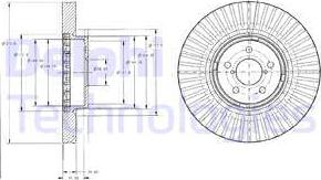 Delphi BG9105 - Əyləc Diski furqanavto.az